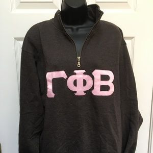 Gamma Phi Beta Stitch Quarter Zip